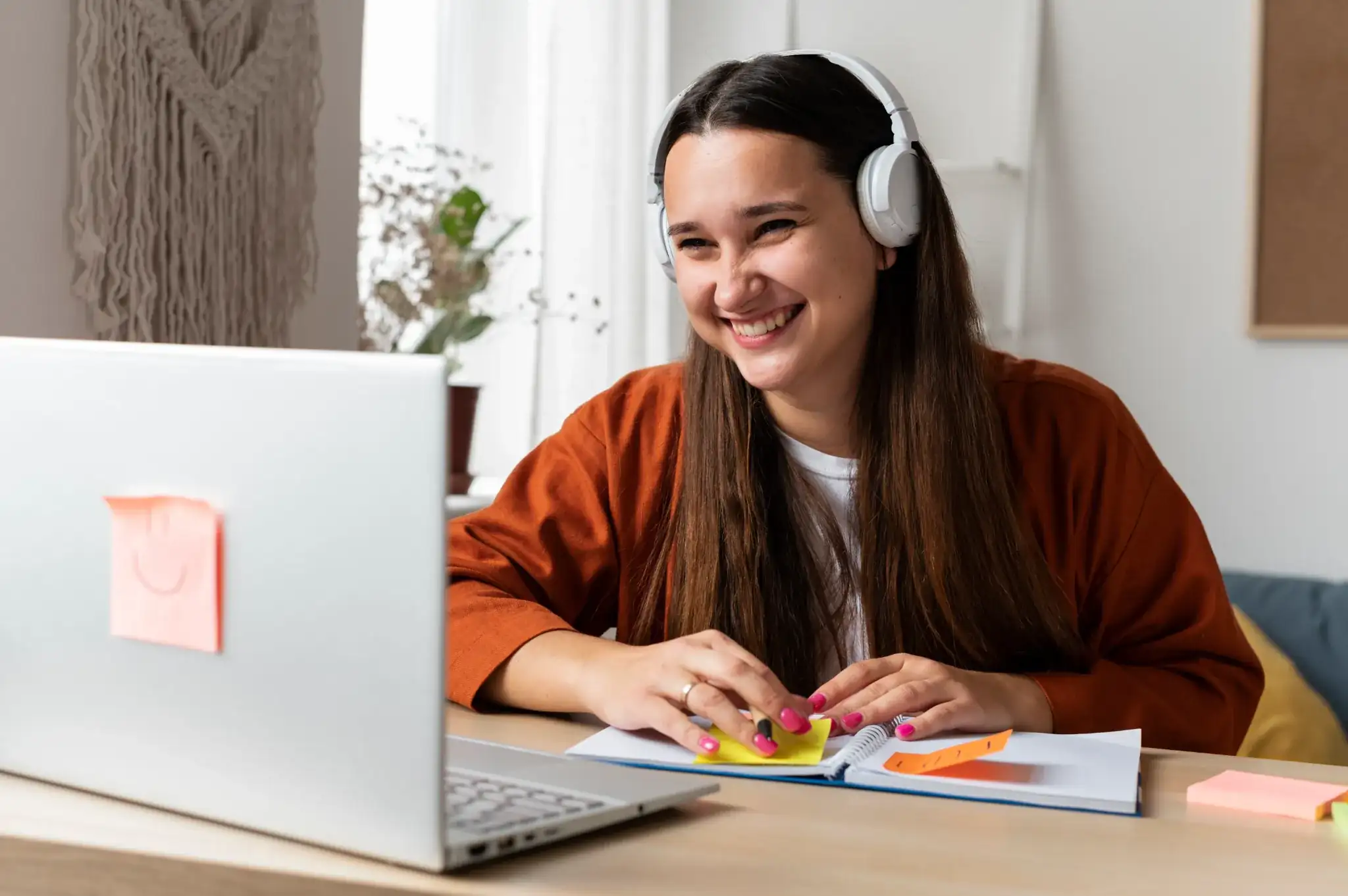 Student learning online