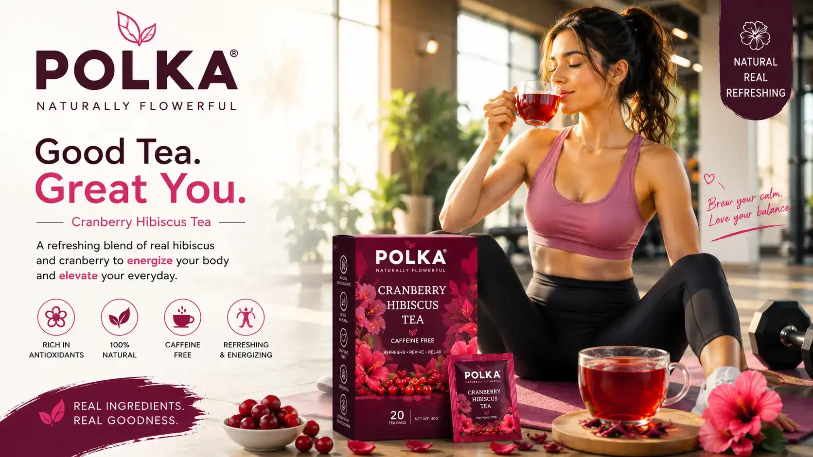 A+ Content hero and brand promise created for POLKA BRAND