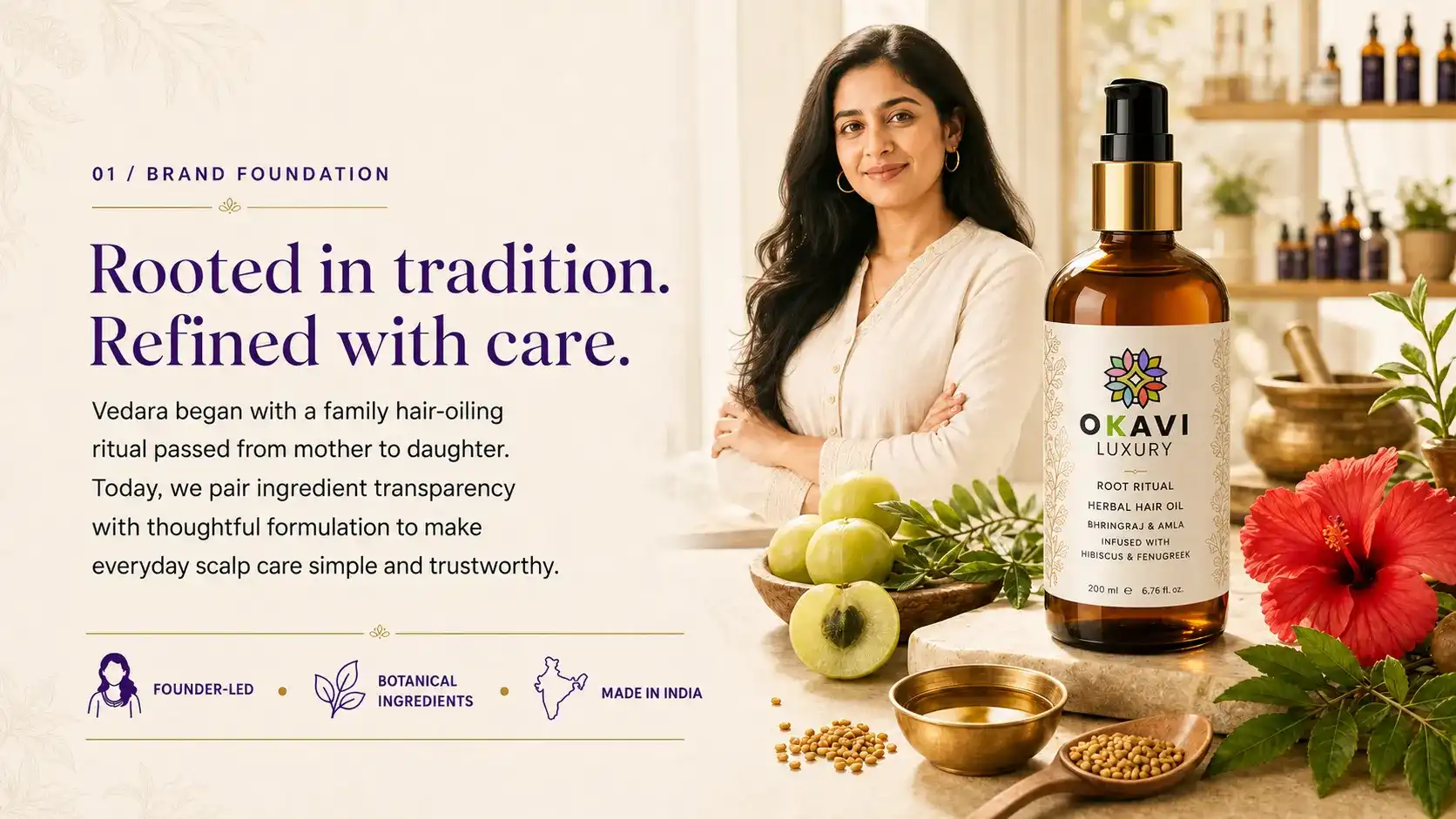 Brand Story creative for OKAVI Brand